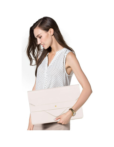 Funda para Laptop MOSISO Beige 13-14" con Alfombrilla y Organizador