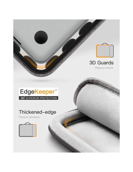 Funda Protectora Inateck para Laptop 14" Gris Oscuro