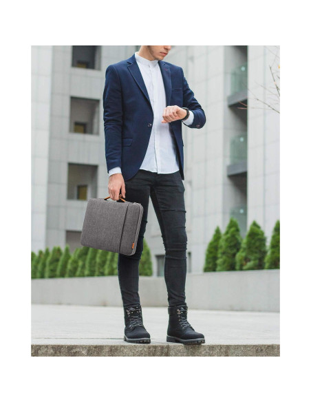 Funda Protectora Inateck para Laptop 14" Gris Oscuro