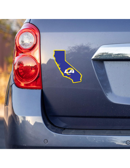 Calcomanía Los Angeles Lakers Rico Industries 12.7x17.8cm