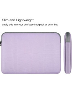 Funda para portátil 15.6" iKammo púrpura con estuche 2