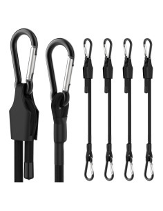 Cuerdas elásticas ajustables SDTC Tech 30 cm, paquete de 4