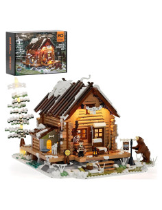Set de Construcción Cabaña de Caza FUNWHOLE 2036 Piezas LED