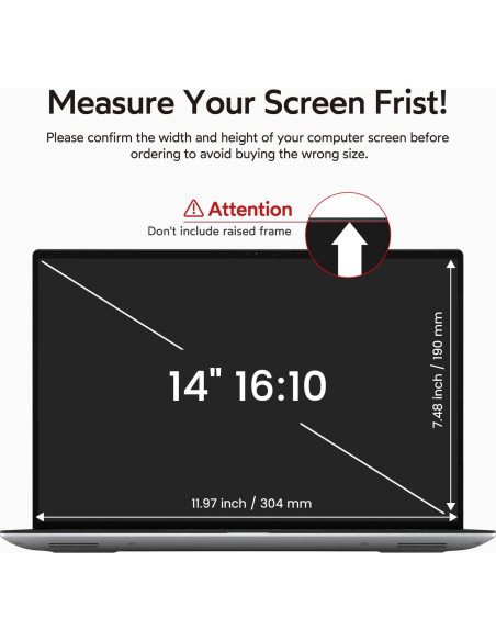 Pantalla de Privacidad BERSEM 14" Antirreflejo 16:10 Pantalla de Privacidad BERSEM 14" Antirreflejo 16:10