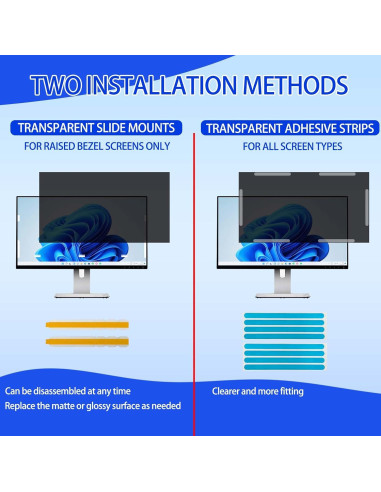 Pantalla de Privacidad 27" Ceydebne Antirreflejo Luz Azul