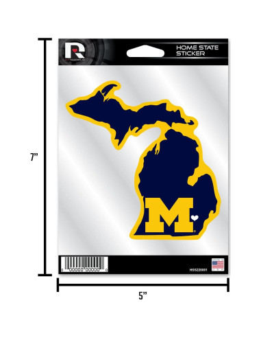 Calcomanía Los Angeles Lakers Rico Industries 12.7x17.8cm