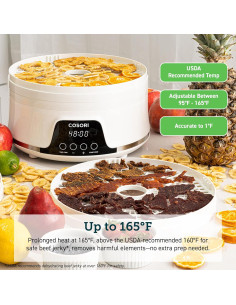 Deshidratadora COSORI 5 Bandejas 350W Control Táctil 2
