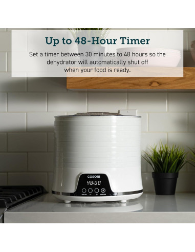 Deshidratadora COSORI 5 Bandejas 350W Control Táctil