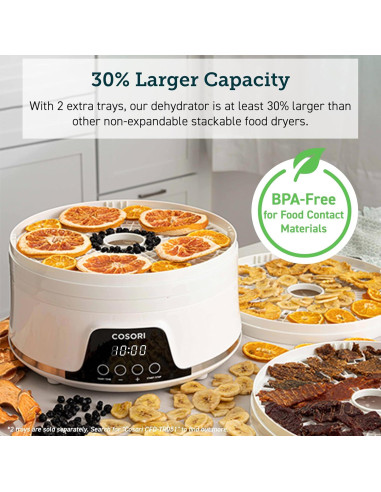 Deshidratadora COSORI 5 Bandejas 350W Control Táctil