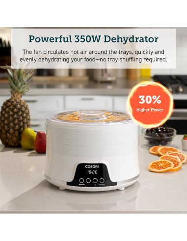 Deshidratadora COSORI 5 Bandejas 350W Control Táctil
