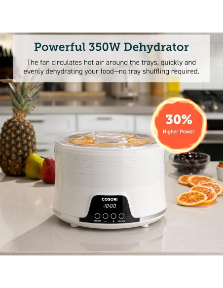 Deshidratadora COSORI 5 Bandejas 350W Control Táctil