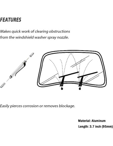 Boquilla de Limpieza para Lavaparabrisas FIRSTINFO H5136
