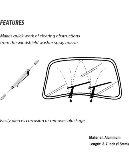 Boquilla de Limpieza para Lavaparabrisas FIRSTINFO H5136
