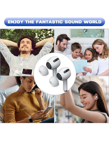 Puntas de Silicona W&Y para AirPods Pro 1ra y 2da Gen - 6 Pares