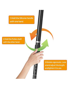 Putter de Golf Ajustable Peixiong Mini Bidireccional 53-91 cm 2