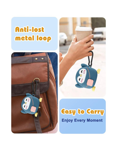 Funda Silicona Pingüino Boaretiu para AirPods 4ta 2024