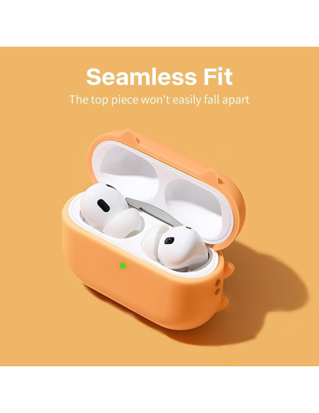 Funda de Silicona para AirPods Pro 2 Shiba Inu con Llavero