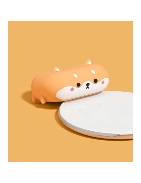 Funda de Silicona para AirPods Pro 2 Shiba Inu con Llavero