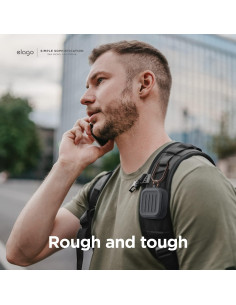 Estuche de Silicona elago Armor para AirPods 3ra Gen Gris 2