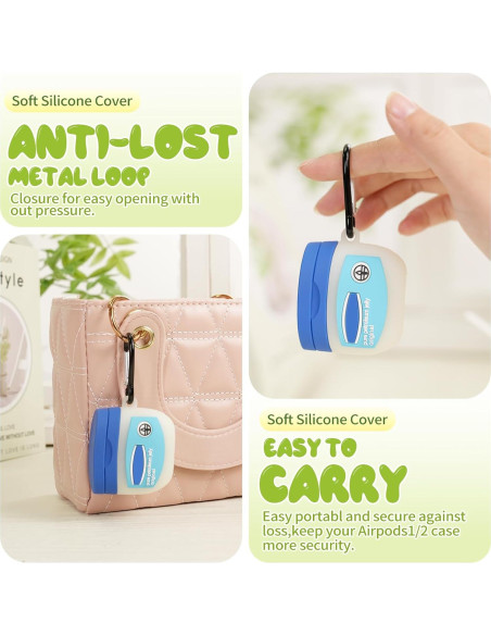 Estuche de Silicona Awofeco para AirPods 4 2024 Kawaii