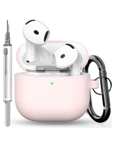 Funda Protectora DamonLight para AirPods 4 - Rosa, Silicona Dura