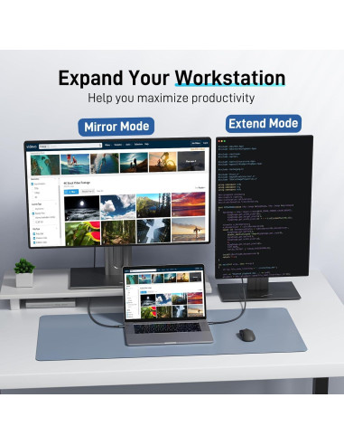 Cable USB C a HDMI 2.0M 4K 60Hz Acer OCB245