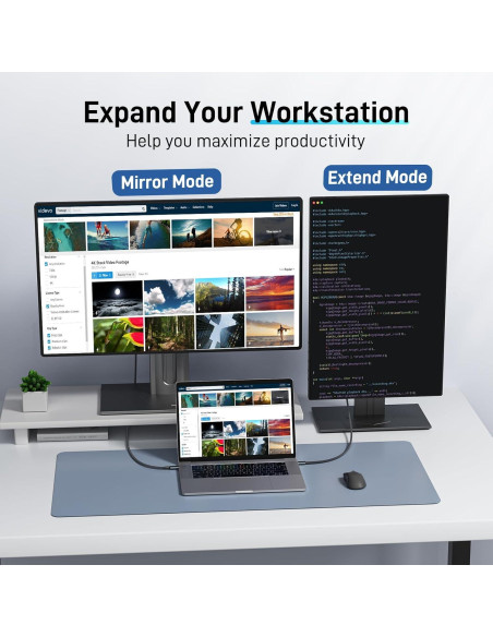 Cable USB C a HDMI 2.0M 4K 60Hz Acer OCB245