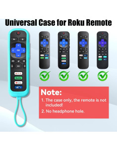 Funda de Silicona para Control Remoto Roku - 3 Colores 2
