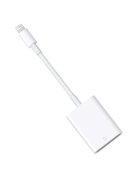 Lector de tarjeta SD a Lightning WORLDBOYU para iPhone/iPad