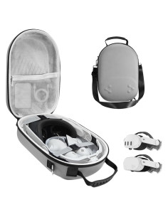 Funda rígida Bibuks para Oculus Meta Quest 3/3S - Gris