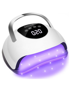 Lámpara de Uñas LED Wisdompark X9MAX 220W 57 Perlas UV