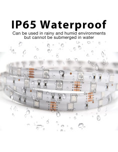 Tiras de Luz LED 20m DAYBETTER RGB Impermeables IP65 con Control Remoto 2