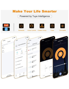 Cinta LED COB PAUTIX 10m 2700K Dimmable Control Voz 2