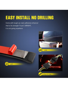 Barra de Luz LED Nilight TR-04 60" con 504 LEDs y Funciones 2