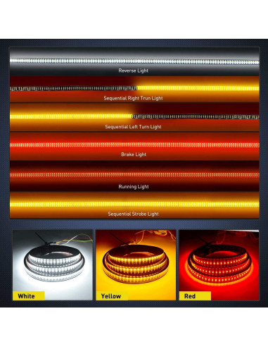 Barra de Luz LED Nilight TR-04 60" con 504 LEDs y Funciones