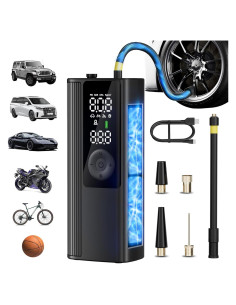 Compresor de Aire Portátil Anycash T01 150 PSI Inalámbrico