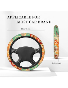 Funda de Volante THOEWONG Tropical 38cm Antideslizante 2