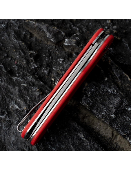 Cuchillo de bolsillo OLITANS G040, acero D2 6.99 cm, mango G10