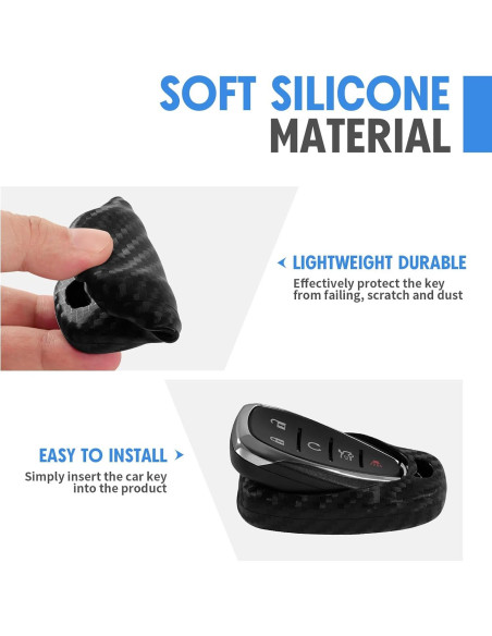 Funda de Llave Silicona Chevrolet Worcas CVSAU-SCE2 2 Pcs