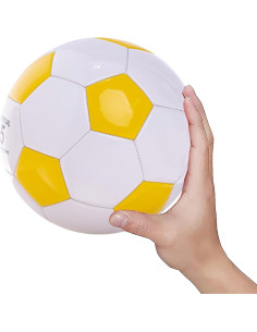 Balón de Fútbol SPDTECH Tamaño 2 Amarillo con Bomba 2