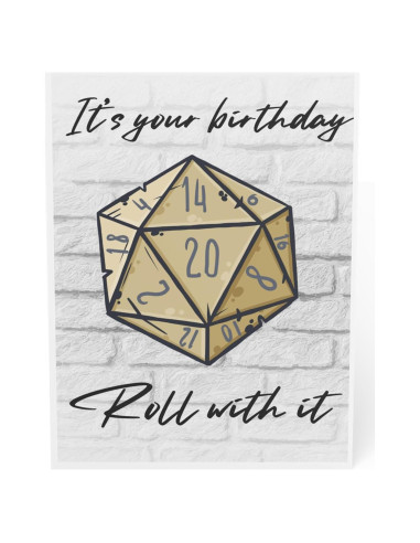 Tarjeta de Cumpleaños D&D J&J'S TOYSCAPE 12,7x17,8 cm