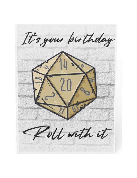 Tarjeta de Cumpleaños D&D J&J'S TOYSCAPE 12,7x17,8 cm