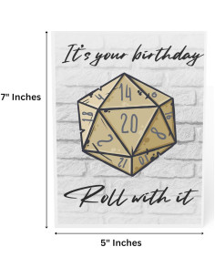 Tarjeta de Cumpleaños D&D J&J'S TOYSCAPE 12,7x17,8 cm 2