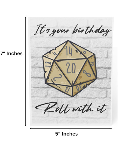 Tarjeta de Cumpleaños D&D J&J'S TOYSCAPE 12,7x17,8 cm