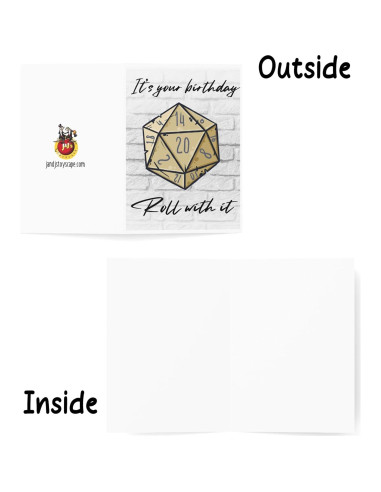 Tarjeta de Cumpleaños D&D J&J'S TOYSCAPE 12,7x17,8 cm