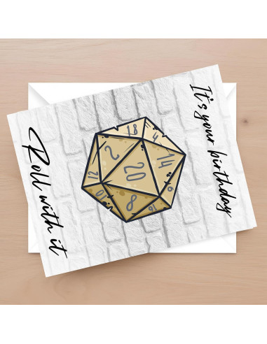 Tarjeta de Cumpleaños D&D J&J'S TOYSCAPE 12,7x17,8 cm