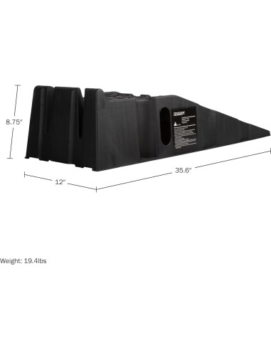 Rampas para Autos Stalwart 2-Pack - Elevación 17cm, 13,000lb
