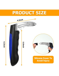 Mango de Asistencia para Coche KHGUZ Azul - Herramienta de Emergencia 2