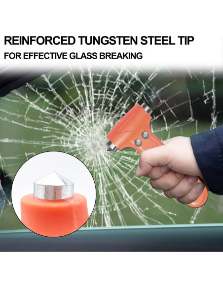 Herramienta de Escape de Seguridad Only U - Rompe Ventanas y Cinturón