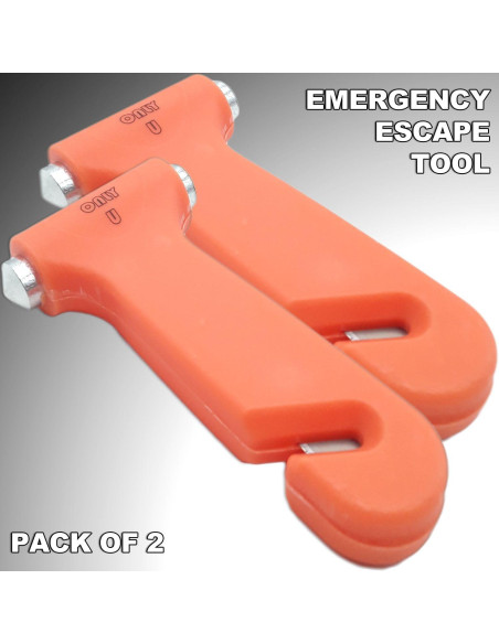 Herramienta de Escape de Seguridad Only U - Rompe Ventanas y Cinturón